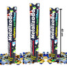 Cañon Carioca Metalizado Multicolor Cienfuegos 40cm X1u 1