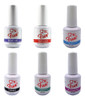 Kit 6un Gel Base Top Coat Brilho Para Unhas Gel Chic & Fun 0