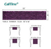 Calitime Table Runner 14 X 72 Pulgadas Sólido 3d Estéreo Gas 3