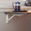 Ménsula Plegable 20cm Blanco (x Par) 60kg Reforzada 5