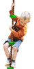 ~? ¡eh! ¡jugar! Escalera De Columpio De Árbol Anudado De Cue 0