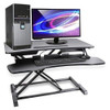 Pyle Ergonomic Standing Desk  Pc Monitor Riser  Laptop Ajust 0