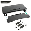 Pyle Ergonomic Standing Desk  Pc Monitor Riser  Laptop Ajust 1