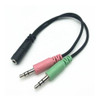 Cable Genérico Plug 3.5mm Negro 20cm 1