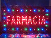 Cartel Led  De Turno  Para Farmacia - Abierto 5