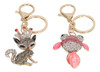 Chaveiro De Strass Para Peixes, 2 Peças, Estilo Animal, Core 1
