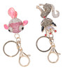 Chaveiro De Strass Para Peixes, 2 Peças, Estilo Animal, Core 4