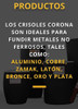 Crisol Corona Ccaf 100 Puntos Para  Aluminio. Fundición 4