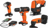 Taladro Percutor Lijadora Caladora Batería 12v Black Decker 1