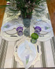 Kit 2 Guardanapos Mesa Linho Decortextil Bege Lavanda 45cm 2