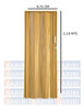 Porta Sanfonada De Pvc 210x72cm Bariri 4