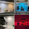 Led Rgb Gabinete Recargable 1100mah Sensor Movimiento 2pzas 3
