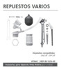 Kit Repuesto Ferrum Original Descarga + Valvula Entrada Cu 1