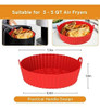 Cesta De Silicona Resistente Al Calor 2-pack Air Fryer 7.5 4 Cesta De Silicona Resistente Al Calor 2-pack Air Fryer 7.5 4