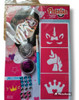 Kit Maquillaje Unicornio Glam Esponja Glitter Pincel Stencil 5