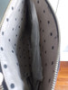 Cartera Tipo Sobre En Cuero Prune 0