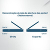 Folha De Porta Maciça 210x62cm Eucalipto Pm58 Quartier Wt 4