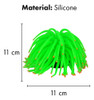 Enfeite De Silicone Soma Anemona Short Verde 11 Cm 1