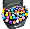 Set X48 Marcadores Dibujo Doble Punta Con Estuche 0