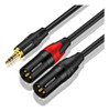 Dremake Trs - Cable De Conexion De Audio Macho De 0.138 in A 0