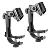 Kit 2 Suportes Clamp Microfone Bateria Percussão Cachimbo 0