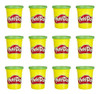 Conjunto De Massa De Modelar Play-doh Verdes 12 Potes E4828 0