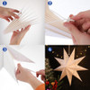 Lanterna De Papel Nine Pointed Star Para Decoração De Festa, 6