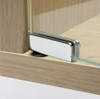 Kit Bisagra 1 Puerta Simple De Vidrio Mueble Vitrina 2