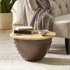 Mesa De Centro Christopher Knight Home Mabel, Natural, Negro 1