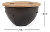 Mesa De Centro Christopher Knight Home Mabel, Natural, Negro 2