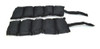 Tobillera Reforzada Extrafuerte Par 5 Kg Peso C/u Gmp 3