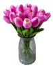 Ukeler Tulipanes Flores Artificiales 24 Piezas Flores Falsas 1