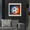Bordado De Pintura De Diamante Com Padrão De Futebol Diy 5d 3