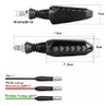 Kit X 2 Faros Moto Luz Led  Giro Secuencial + Posición Xls 1