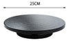 Roda De Banda Para Cerâmica Girar Plataforma 25cm Preto 1