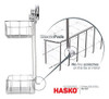 Accesorios Hasko - Carrito De Ducha Con Ventosa - Cesta De 2 1