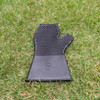 Raspadeira Luva De Borracha Cano Longo Limpeza Banho Cavalo 3