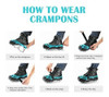 Crampones Con Clavos Inox. Para Nieve O Hielo. Verde/talle M 5