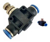 Regulador De Fluxo Em Linha Pneumática Tubo 12mm - 1 Peças 0