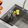 Accesorio Bacha De Cocina Kraus Acero+silicona Enrollable -c 1