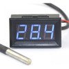 Medidor Temperatura Termómetro Digital Autos Motos 12v Azul 1