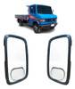 Par Espelho Retrovisor Plano + Auxiliar Bionico Para Mb 710 0