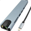 Hub Adaptador Usb C Tipo-c Porta Hdmi Rj45 Para Mac Notebook 0