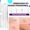 Set Extractor Removedor De Puntos Negros Espinilla Acne 10 P 3