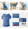 Sild Mascota Ropa Perro Chamarra Vaquera Azul Fresco Mezclil 3