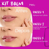 Kit 2 Aromas Lip Balm Melu Strawberry E Fruit Lips Ruby Rose 5