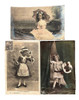 Antiguo Lote De 3 Postales  Infantiles -  Francia - 1908 0