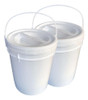 Balde Plástico 12l Com Tampa E Lacre - Kit 2 Peças 0