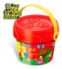 Set Súper Completo Giotto Balde Masas Plastilina Bebé El Rey 4