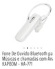 Fone De Ouvido Bluetooth Musicas E Chamadas 1